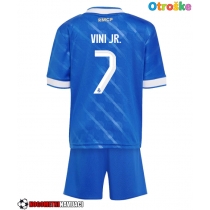 Otroške Nogometnih dresov Real Madrid Vinicius Junior #7 Tretji 2025-26 Kratki rokavi (+ hlače)